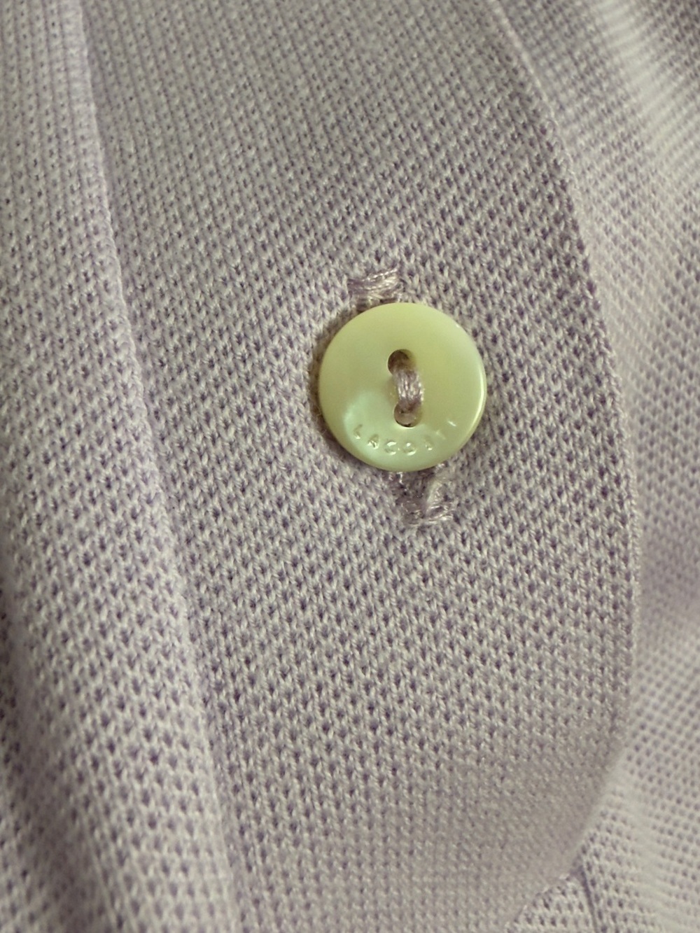Lacoste Lavender Short-Sleeve Polo - Picture 5 of 8
